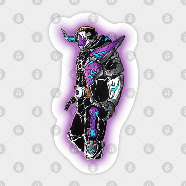 Kamen Rider Nega Ghost Sticker by The Toku Verse